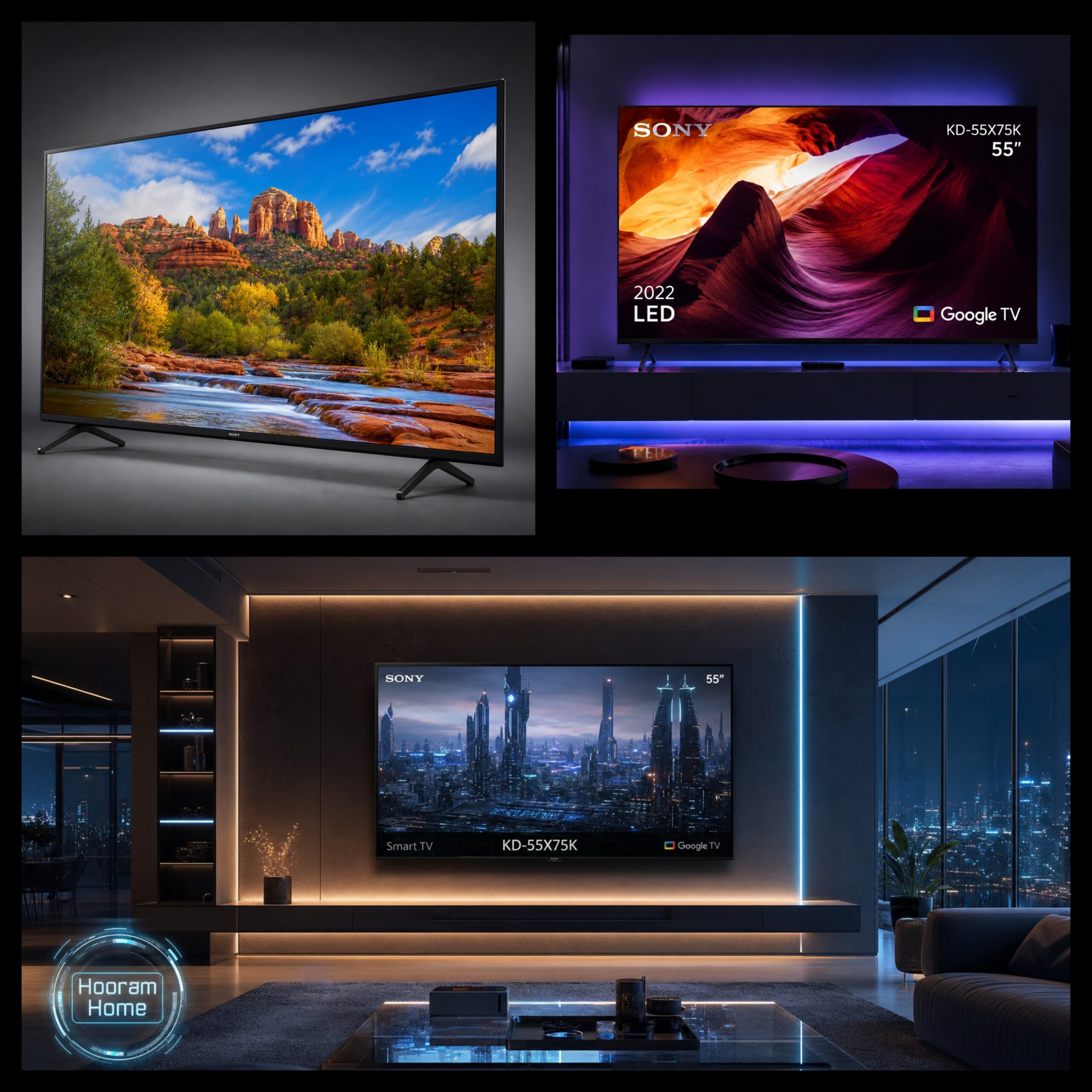 تلویزیون سونی ۵۵ اینچ مدل:KD-55X75K
