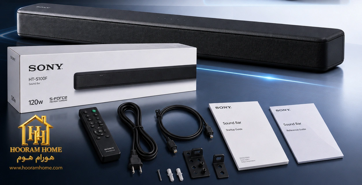 ساندبار «Sony» سونی ۱۲۰وات مدل:HT-S100F