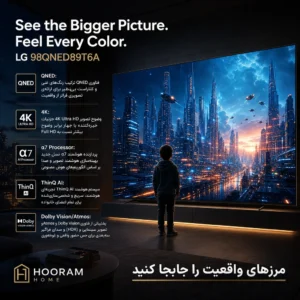 تلویزیون «LG» ٩٨ اینچ «مدل:98QNED89T6A»