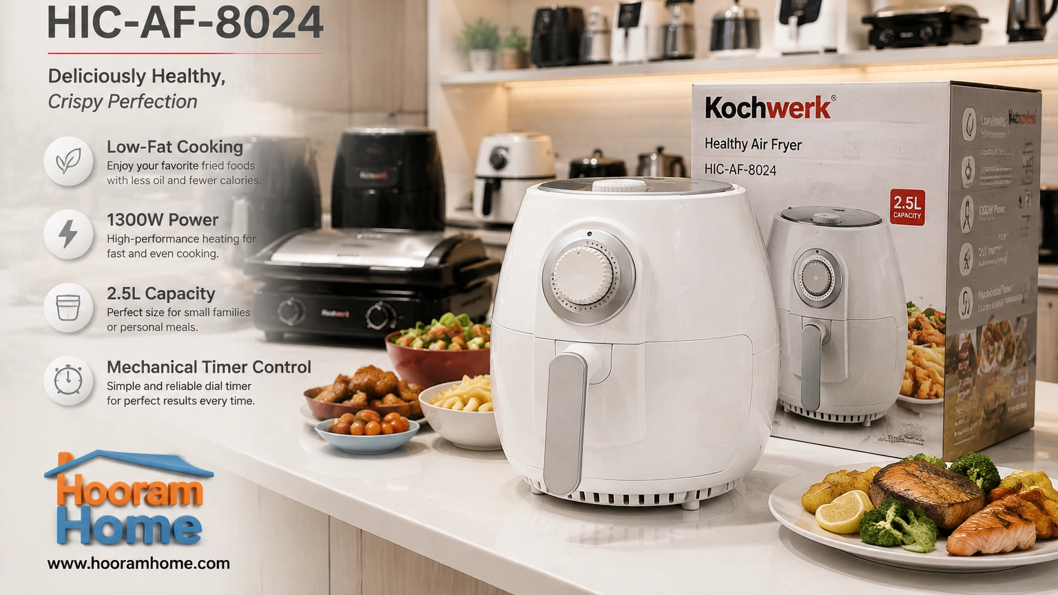 سرخ کن رژیمی Kochwerk «مدل:HIC-AF-8024»