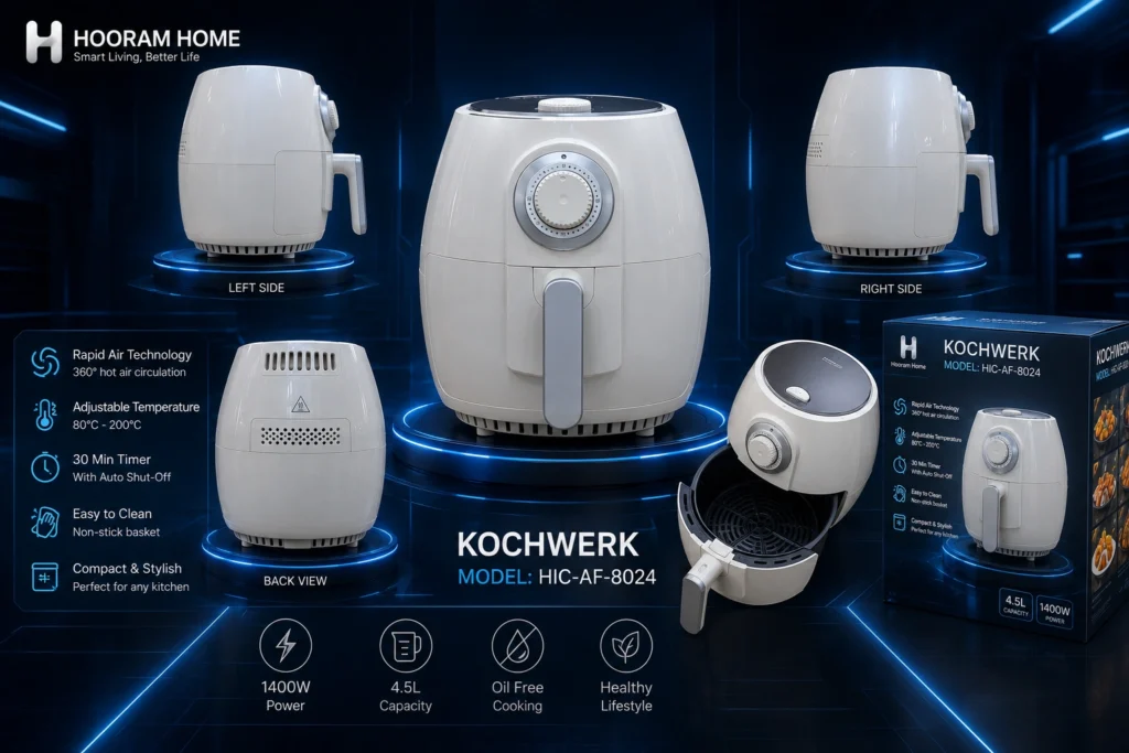 سرخ کن رژیمی Kochwerk «مدل:HIC-AF-8024»
