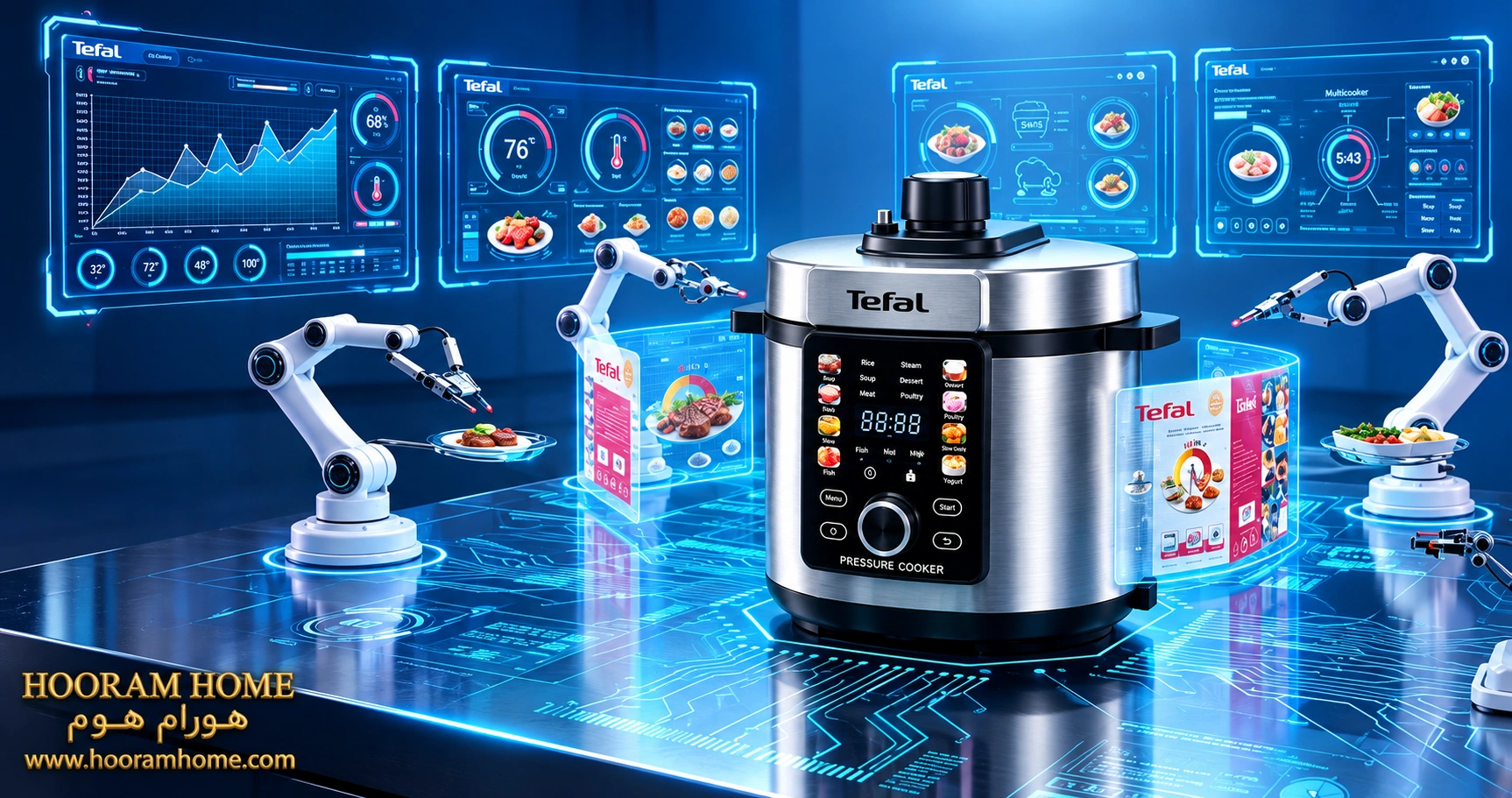 زودپزبرقی ۱۲۰۰وات Tefal (مدل:RK 8628)