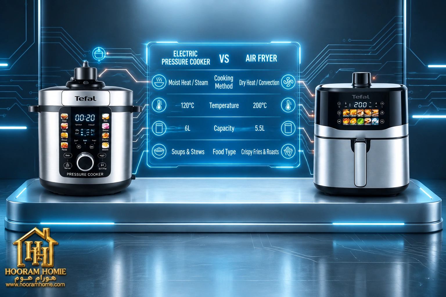 زودپزبرقی ۱۲۰۰وات Tefal (مدل:RK 8628)