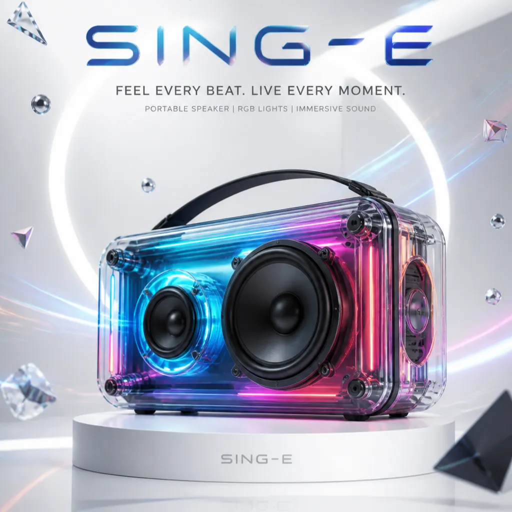 اسپیکرهای قابل حمل برند «Sing-e 