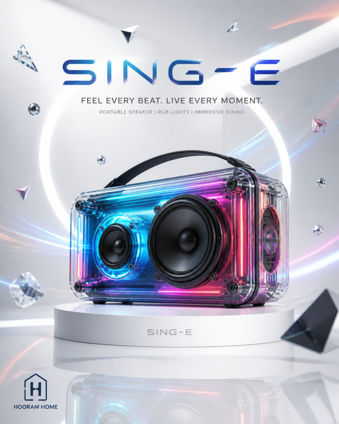 اسپیکر قابل حمل «Sing-e مدل:ZQS6169»