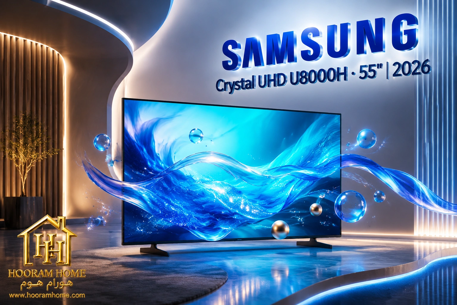تلویزیون ۵۵ اینچ برند SAMSUNG مدل:U8000H