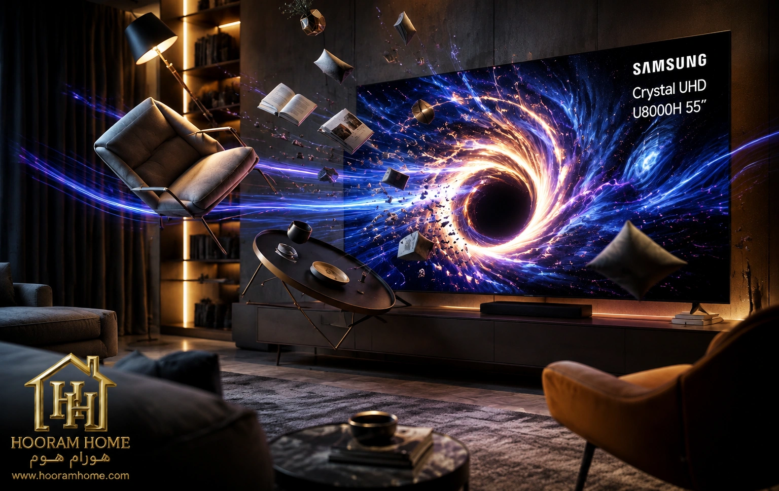 تلویزیون ۵۵ اینچ برند SAMSUNG مدل:U8000H