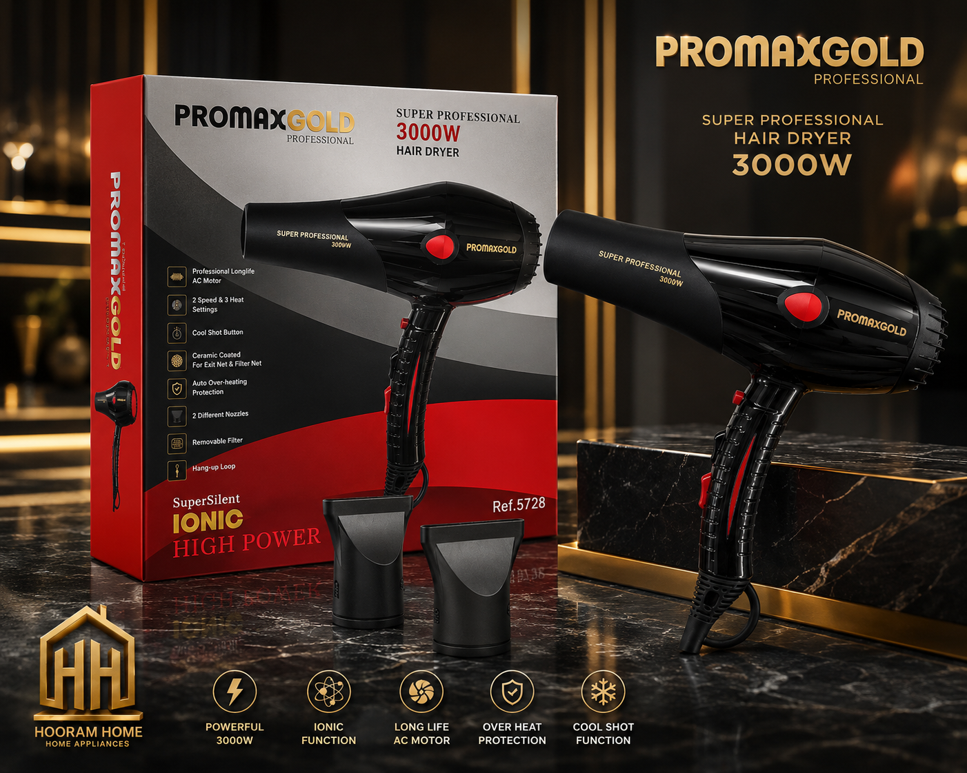 file_00000000cd548243b5161260edf65d83 سشوار PromaxGold پرومکس گلد «مدل:۵۷۲۸»