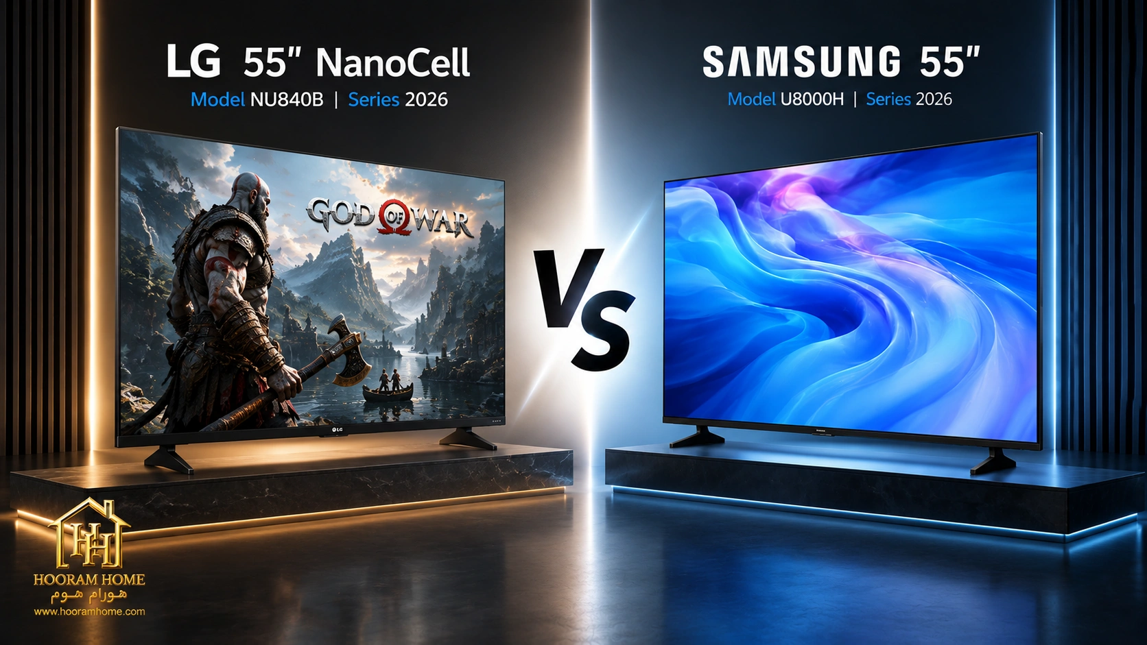 تلویزیون ۵۵ اینچ برند LG (ال‌جی) مدل:NU840B