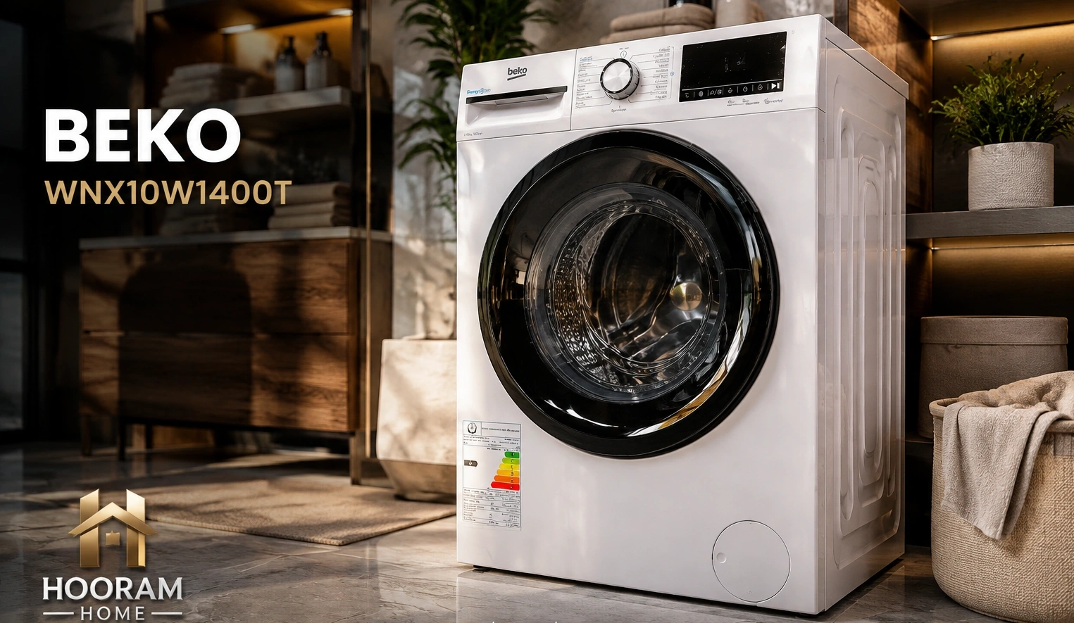 لباسشویی ۱۰کیلویی Beko مدل:WNX10W1400T