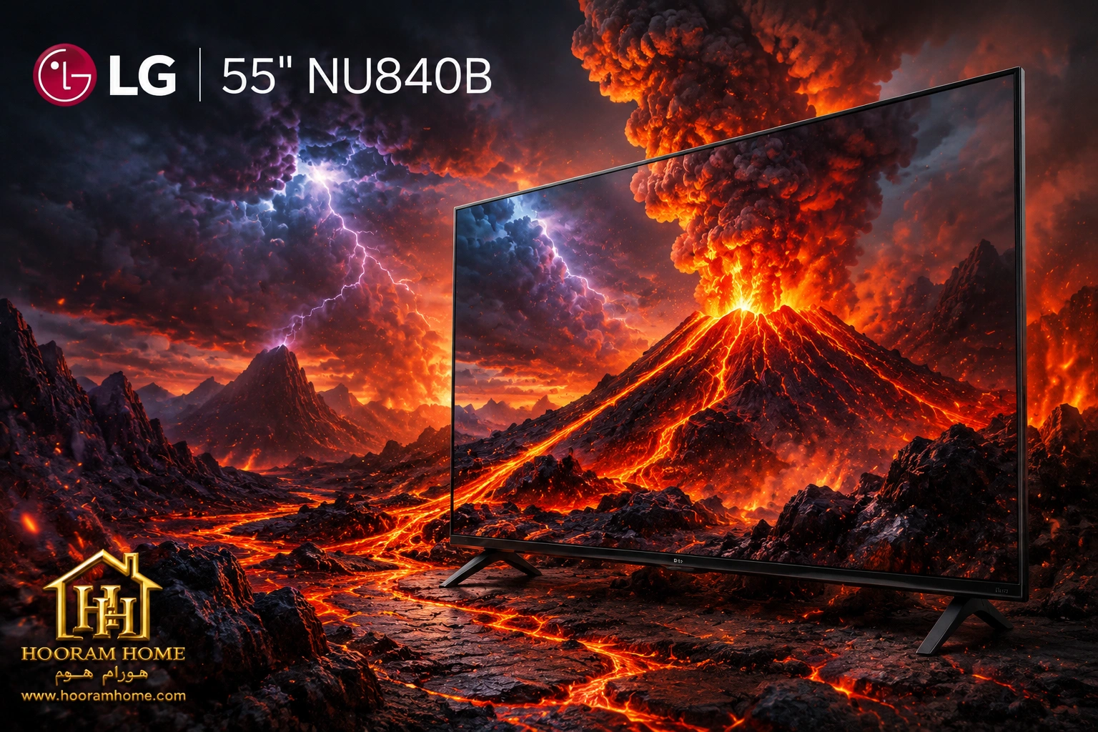 تلویزیون ۵۵ اینچ برند LG (ال‌جی) مدل:NU840B