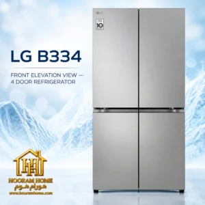 یخچال فریزر چهار‌ درب برند LG مدل B334
