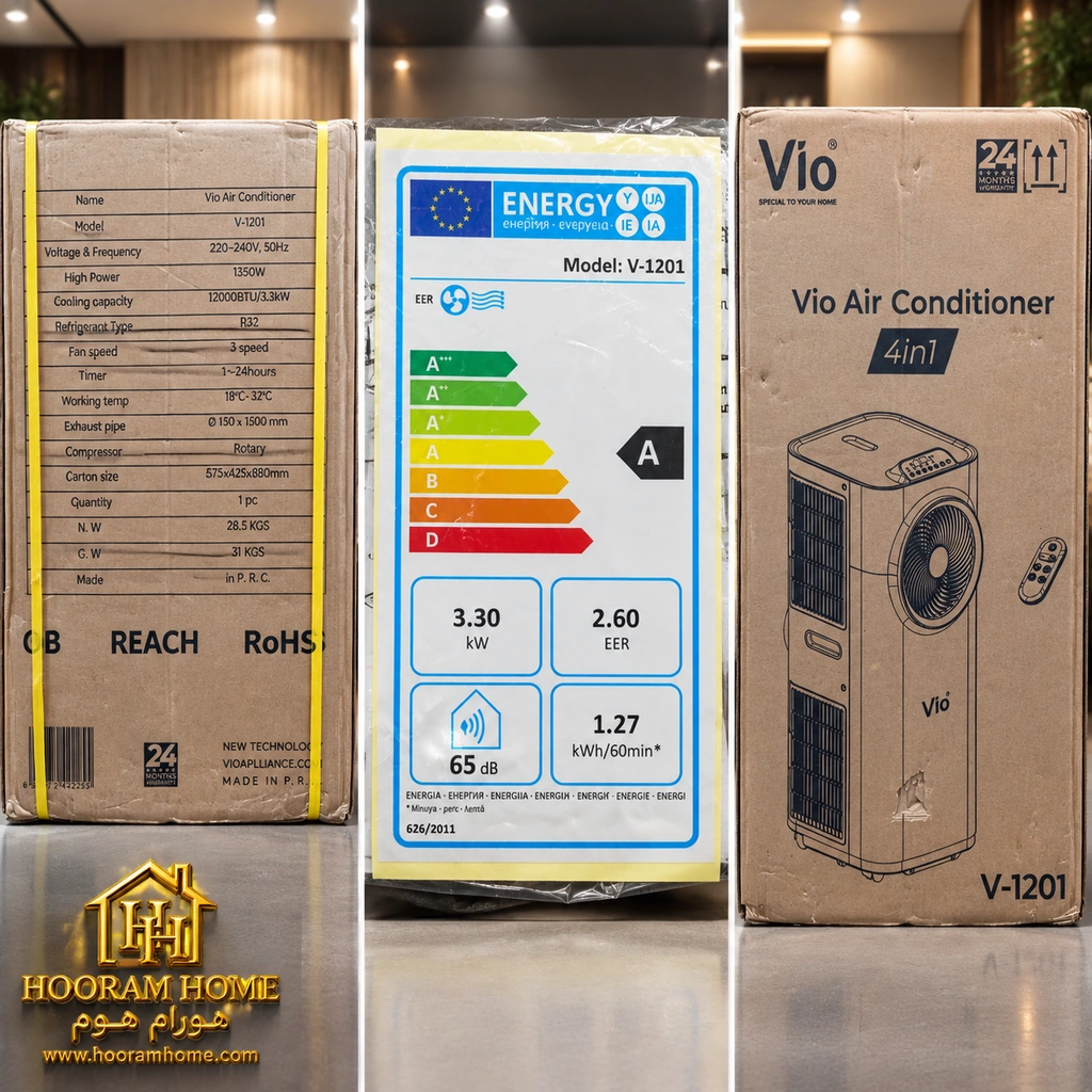 hooram-home-12000-vio-14 کولر گازی پرتابل ۱۲۰۰۰ برند Vio مدل V-1201