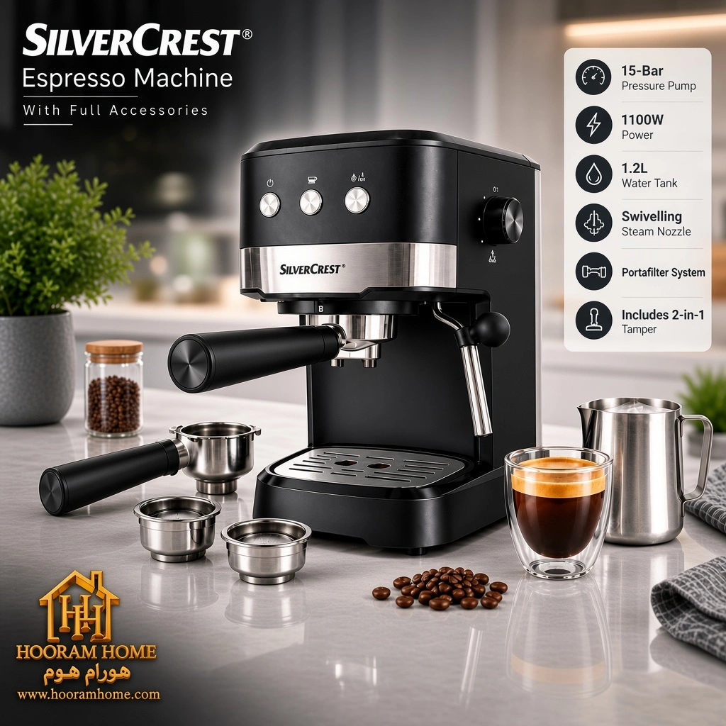 hooram-home-Espresso-maker-05 اسپرسوساز برند سیلورکرست مدل SEMB 1100 A1