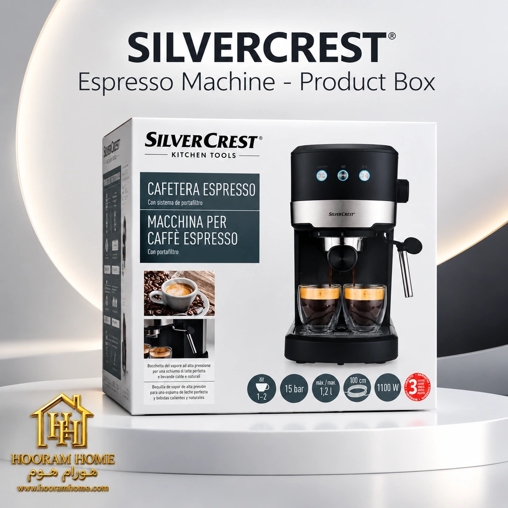 hooram-home-Espresso-maker-06 اسپرسوساز برند سیلورکرست مدل SEMB 1100 A1