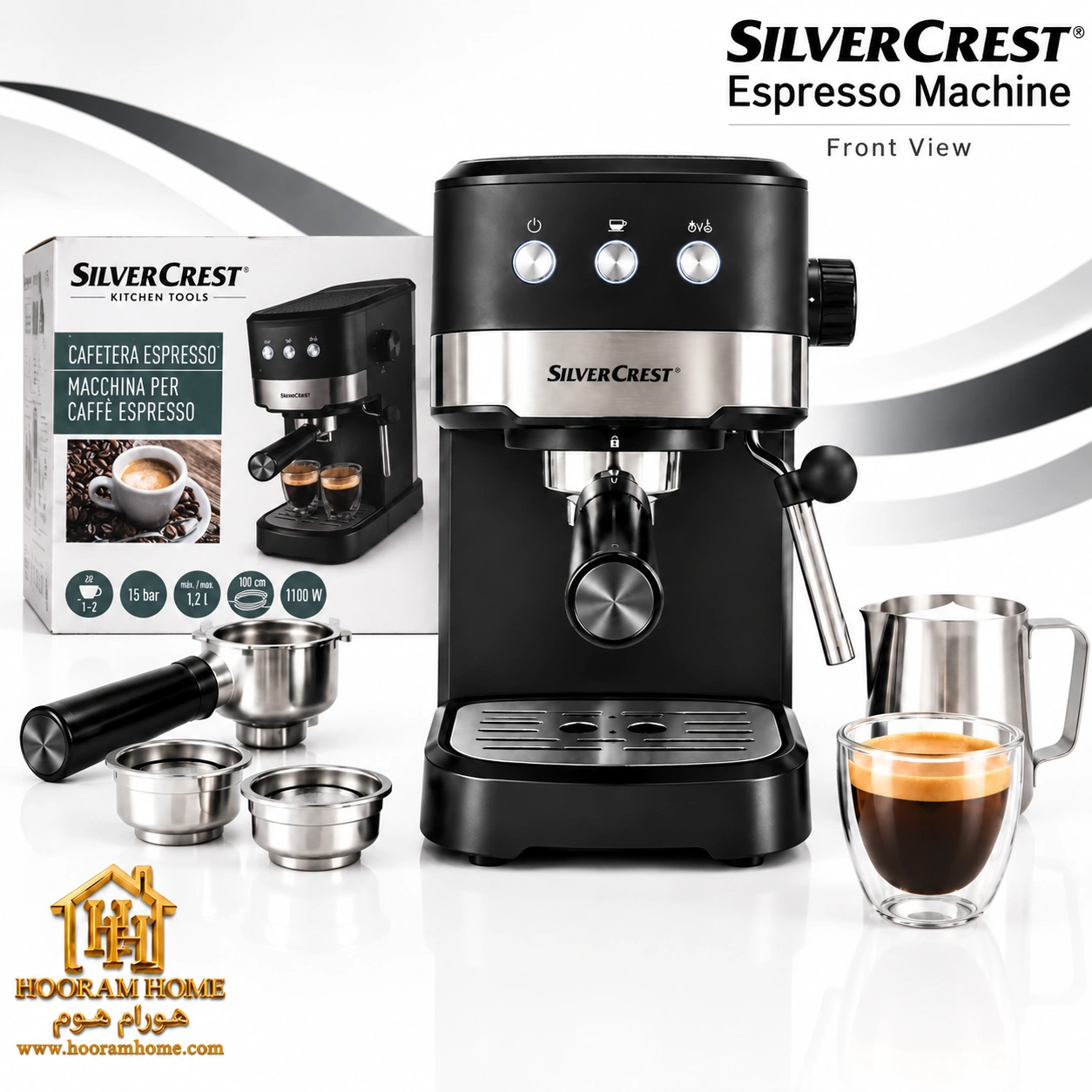 hooram-home-Espresso-maker-12 اسپرسوساز برند سیلورکرست مدل SEMB 1100 A1