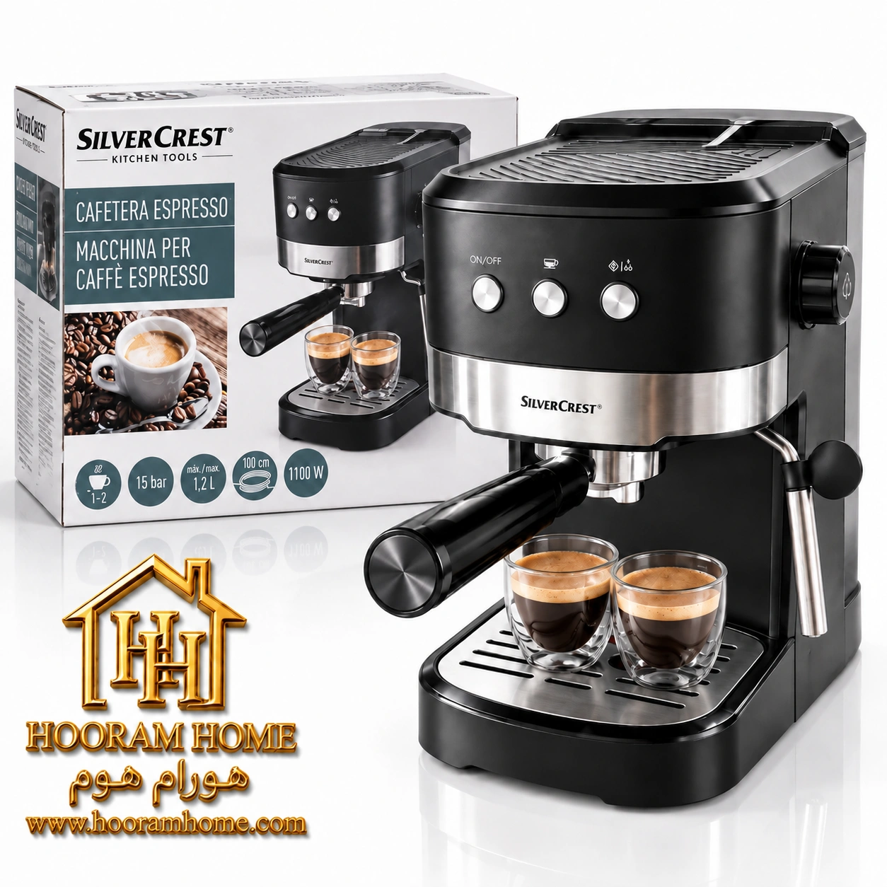 hooram-home-Espresso-maker-13 اسپرسوساز برند سیلورکرست مدل SEMB 1100 A1