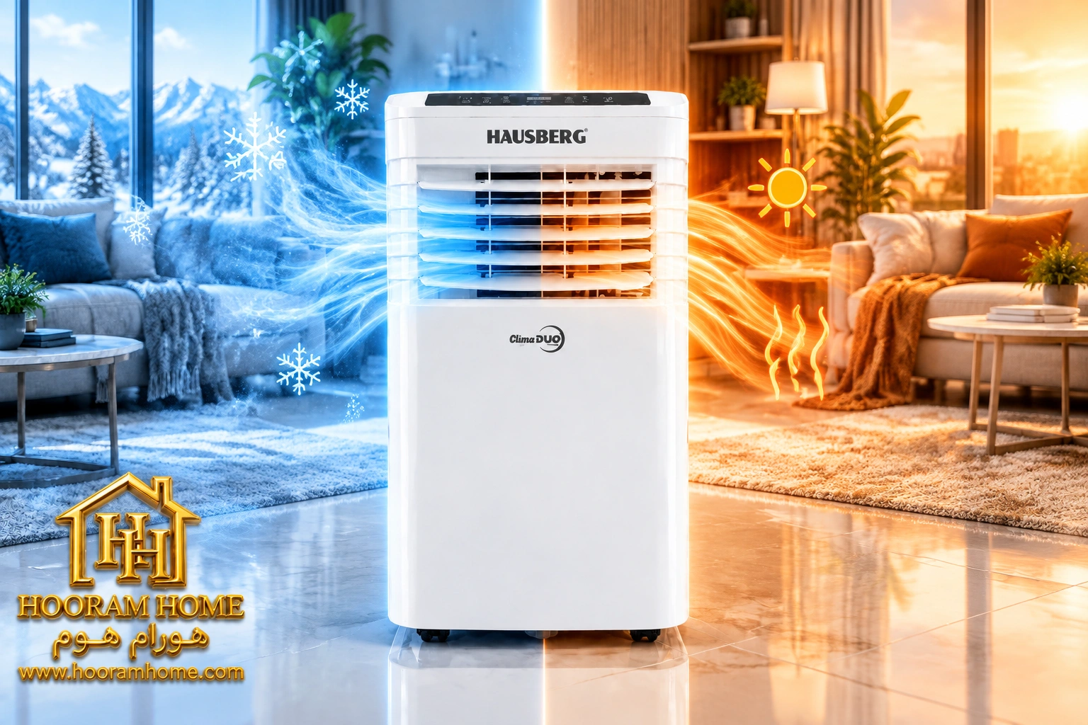 کولر گازی پرتابل «هاوس برگ» مدل HB-5960AB