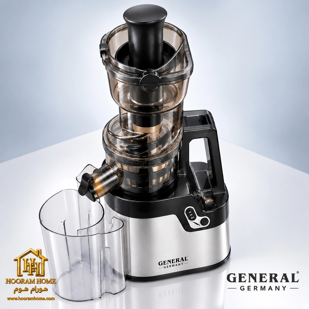 hooram-home-slow-juicer-general-09 عصاره گیر جنرال آلمان مدل GN-120