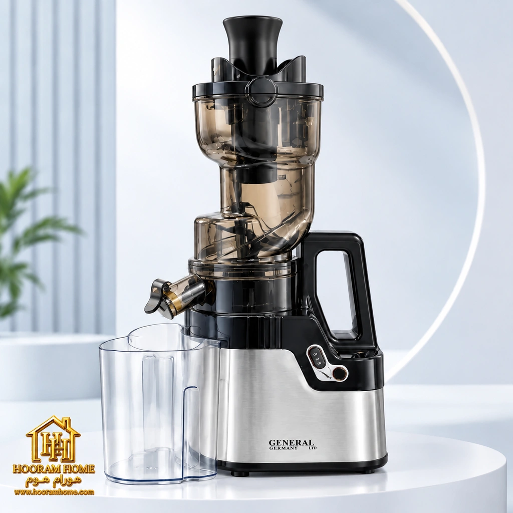hooram-home-slow-juicer-general-10 عصاره گیر جنرال آلمان مدل GN-120
